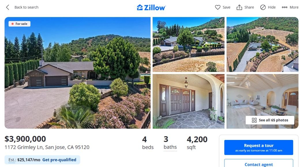 grimley lane san jose ca country home in almaden valley